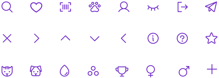 Icons UI material True Paw